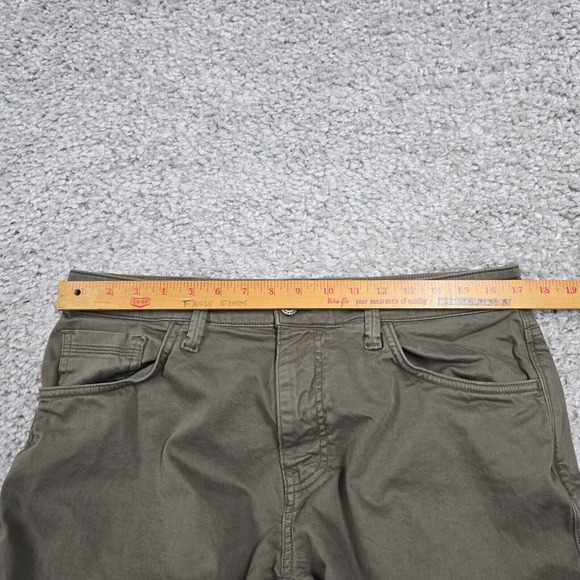 Mavi Jeans Mens 35x30 Green Zach Straight Leg Stretch Midrise Preppy - Picture 8 of 12